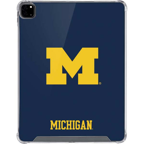 University of Michigan M Logo iPad Pro 12.9in (2020) Clear Case
