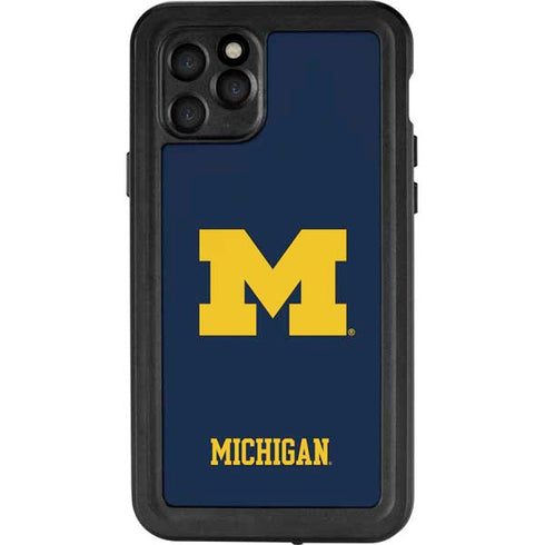 University of Michigan M Logo iPhone 11 Pro Waterproof Case