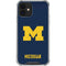 University of Michigan M Logo iPhone 12 Mini Clear Case