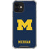 University of Michigan M Logo iPhone 12 Mini Clear Case