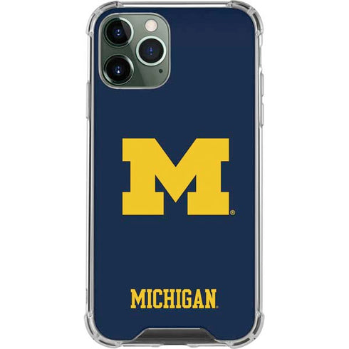 University of Michigan M Logo iPhone 12 Pro Max Clear Case