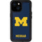 University of Michigan M Logo iPhone 13 Mini Waterproof Case