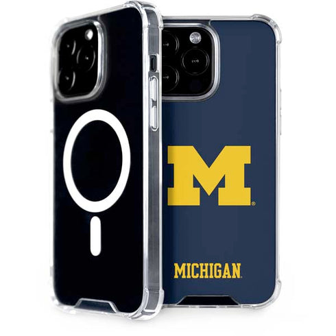 University of Michigan M Logo iPhone 13 Pro Max MagSafe Case