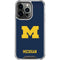University of Michigan M Logo iPhone 14 Pro Clear Case
