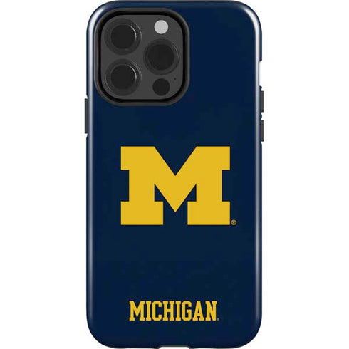 University of Michigan M Logo iPhone 14 Pro Impact Case