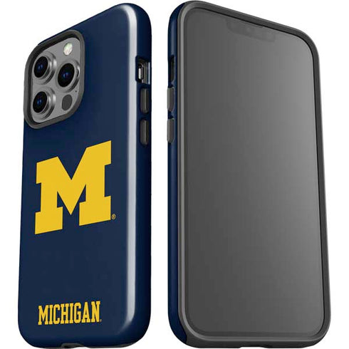 University of Michigan M Logo iPhone 14 Pro Impact Case