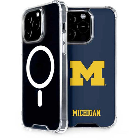 University of Michigan M Logo iPhone 14 Pro MagSafe Case