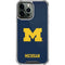 University of Michigan M Logo iPhone 14 Pro Max Clear Case