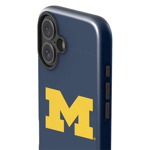 University of Michigan M Logo iPhone 16 Plus Impact Case