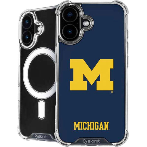 University of Michigan M Logo iPhone 16 Plus MagSafe Case