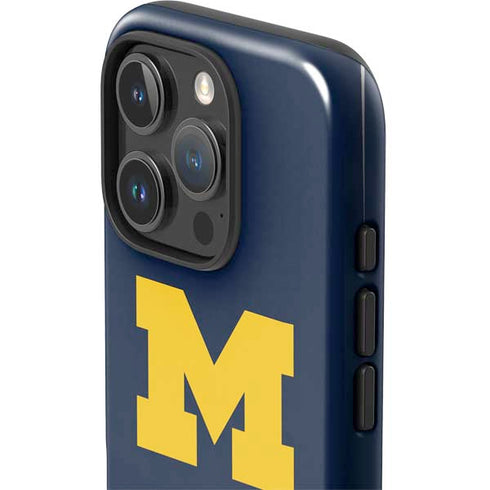 University of Michigan M Logo iPhone 16 Pro Max Impact Case