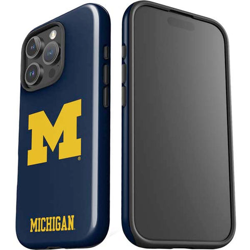 University of Michigan M Logo iPhone 16 Pro Max Impact Case