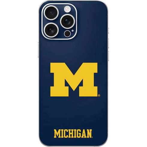 University of Michigan M Logo iPhone 16 Pro Max Skin