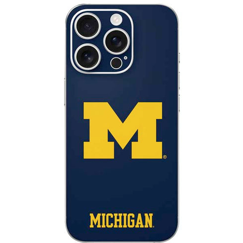 University of Michigan M Logo iPhone 16 Pro Skin