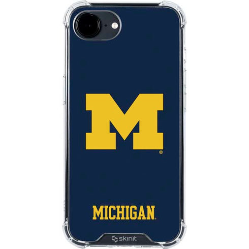 University of Michigan M Logo iPhone 16e Clear Case