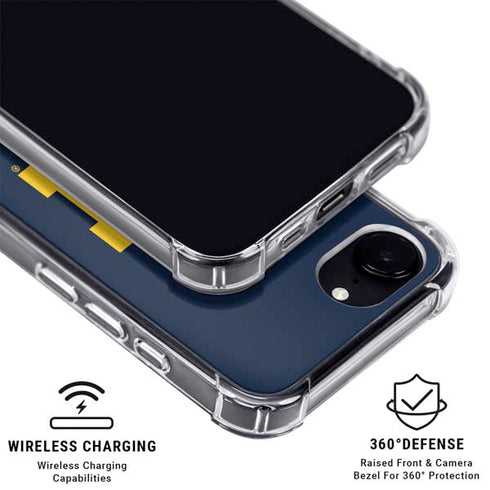 University of Michigan M Logo iPhone 16e Clear Case