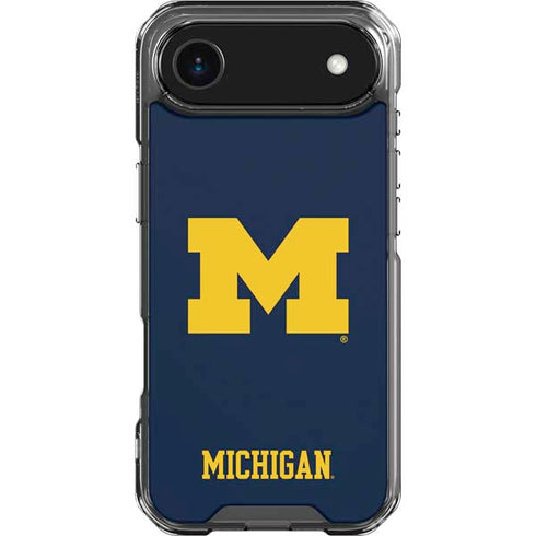 University of Michigan M Logo iPhone 17 Air Clear Case