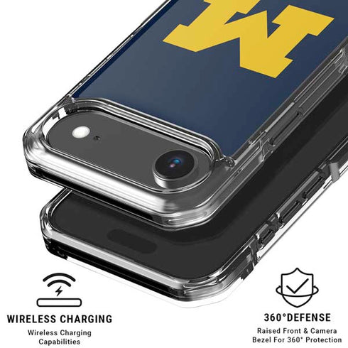 University of Michigan M Logo iPhone 17 Air Clear Case