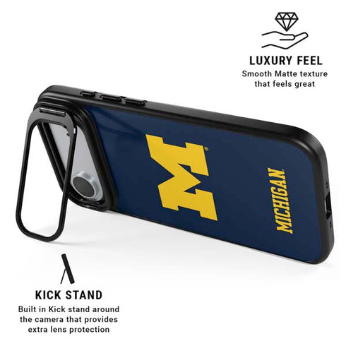 University of Michigan M Logo iPhone 17 Air Kickstand Case