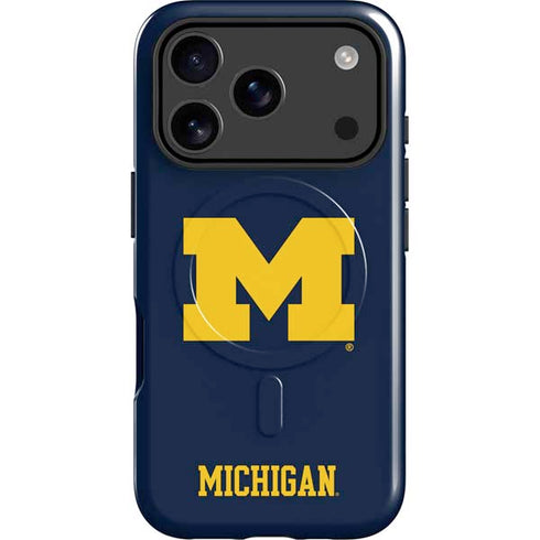 University of Michigan M Logo iPhone 17 Pro Magsafe Impact Case