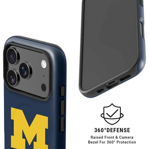 University of Michigan M Logo iPhone 17 Pro Magsafe Impact Case