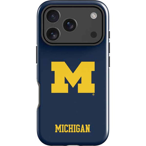 University of Michigan M Logo iPhone 17 Pro Max Impact Case