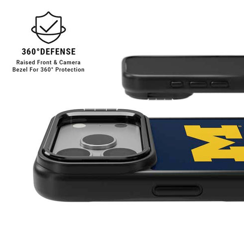 University of Michigan M Logo iPhone 17 Pro Max Kickstand Case