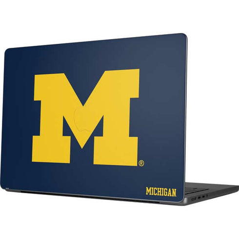 University of Michigan M Logo Apple MacBook Pro 14-inch Skin