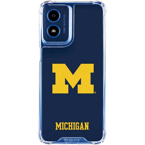 University of Michigan M Logo Moto G 5G (2024) Clear Case