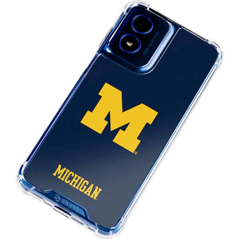University of Michigan M Logo Moto G 5G (2024) Clear Case