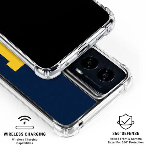 University of Michigan M Logo Moto G Power 5G (2024) Clear Case