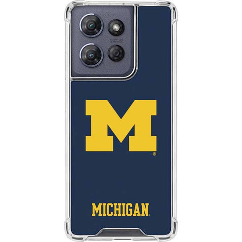 University of Michigan M Logo Moto G Stylus 5G (2025) Clear Case