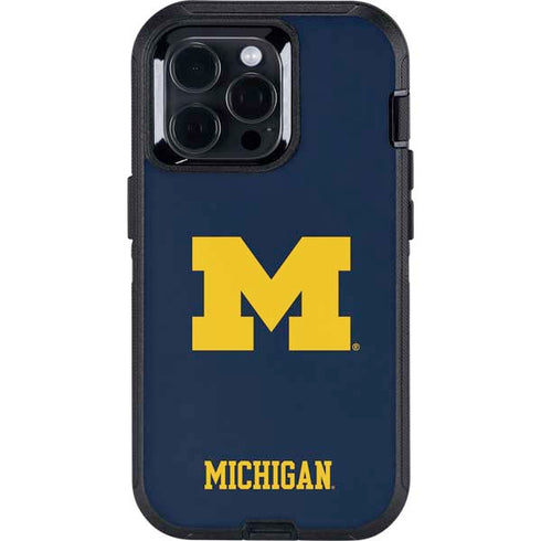 University of Michigan M Logo Otterbox Defender iPhone Skin