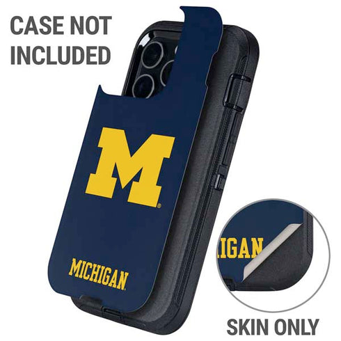 University of Michigan M Logo Otterbox Defender iPhone Skin