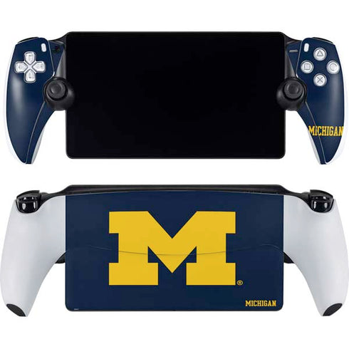 University of Michigan M Logo PlayStation Portal Remote Player Skin