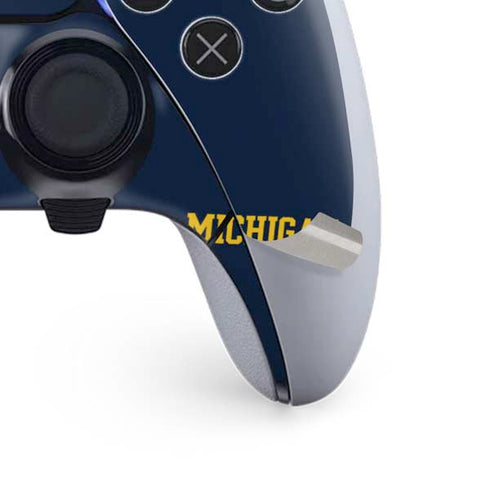 University of Michigan M Logo PS5 DualSense Edge Pro Controller Skin