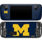University of Michigan M Logo Steam Deck Handheld Gaming Computer OLED Skin
