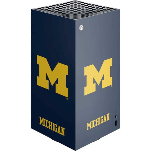 University of Michigan M Logo XBox Series X Digital Edition Console Skin