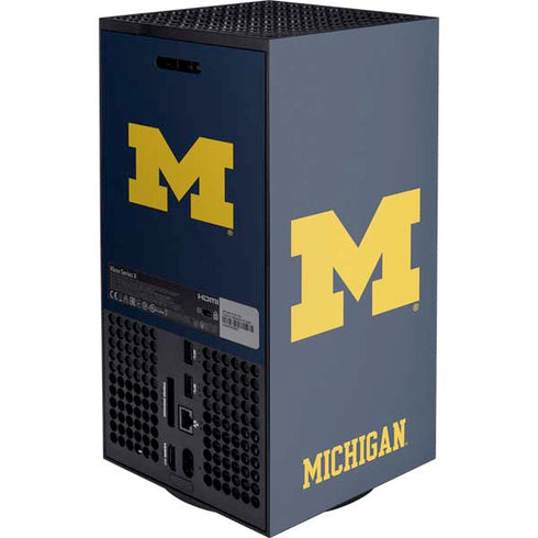 University of Michigan M Logo XBox Series X Digital Edition Console Skin