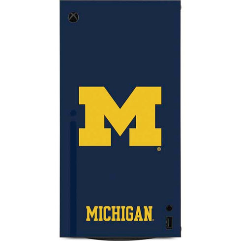 University of Michigan M Logo XBox Series X Digital Edition Console Skin