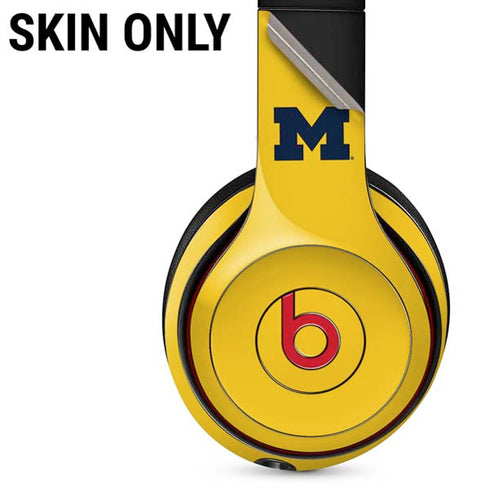Michigan M Logo Yellow Beats Solo 3 Wireless Skin