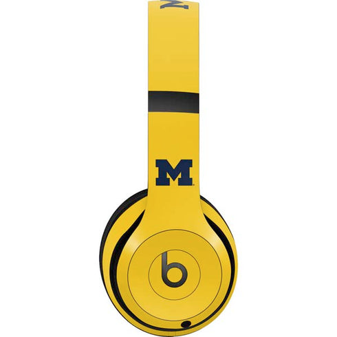 University of Michigan M Logo Yellow Beats Studio Pro Wireless Headphones Skin