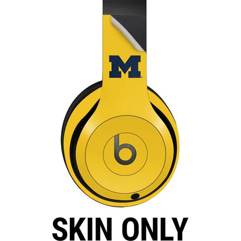 University of Michigan M Logo Yellow Beats Studio Pro Wireless Headphones Skin