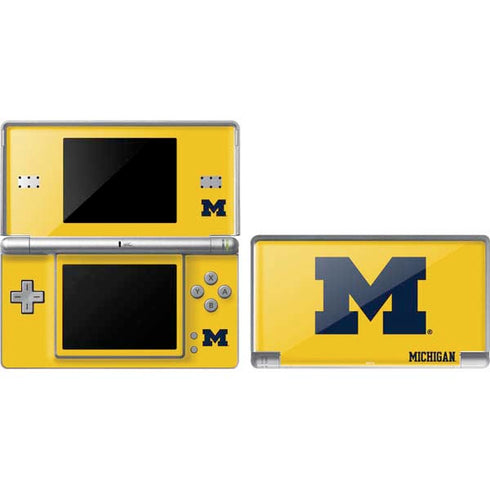 University of Michigan M Logo Yellow Nintendo Skins