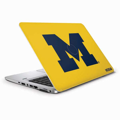 University of Michigan M Logo Yellow HP Elitebook Skin