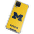 University of Michigan M Logo Yellow Galaxy A12 Clear Case