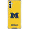 University of Michigan M Logo Yellow Galaxy A13 5G Clear Case