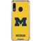 University of Michigan M Logo Yellow Galaxy A30 Clear Case