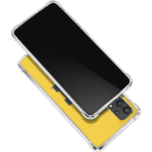 University of Michigan M Logo Yellow Galaxy A32 5G Clear Case