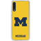 University of Michigan M Logo Yellow Galaxy A50 Clear Case